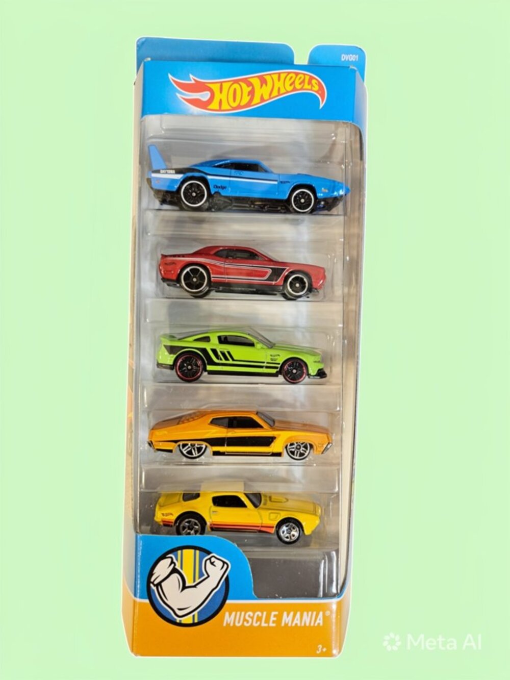 The Muscle Mania 5 car gift pack item--ITEM #2192